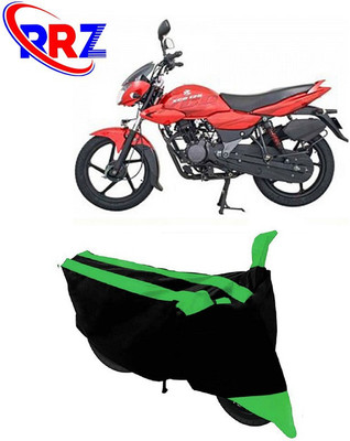 RRZ Waterproof Two Wheeler Cover for Bajaj(XCD 135, Black, Green)