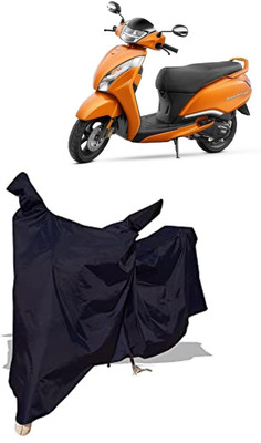 Amexride Two Wheeler Cover for TVS(Jupiter 125, Black)