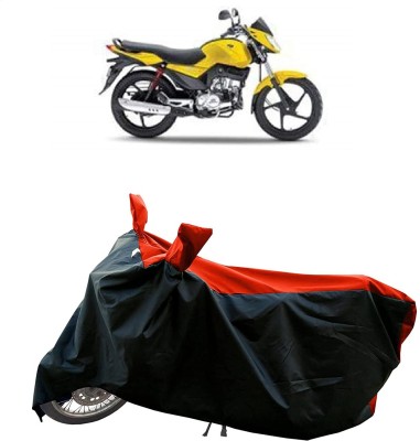 KEDIT Two Wheeler Cover for Mahindra(Stallio, Red, Black)