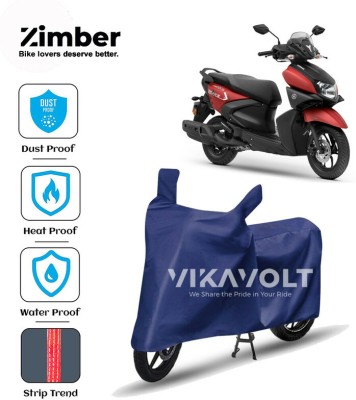 ZIMBER Waterproof Two Wheeler Cover for Yamaha(RayZR 125 Fi, Blue)