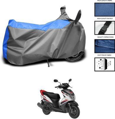 DeepShakshi AUTOMOTIVE Two Wheeler Cover for Yamaha(Ray Z, Grey, Blue)
