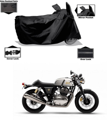 CODOKI Waterproof Two Wheeler Cover for Royal Enfield(Continental GT 650, Black)