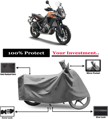 Amexride Two Wheeler Cover for KTM(1050 Adventure BS6, Grey)