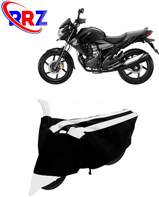 RRZ Waterproof Two Wheeler Cover for Honda(CBF150, Black, White)