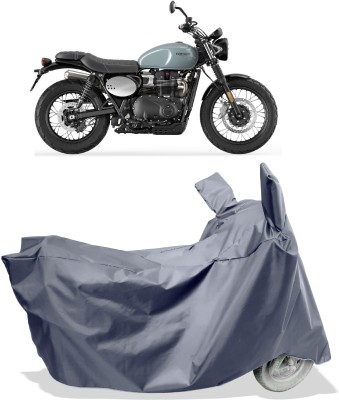 Amexride Two Wheeler Cover for Triumph(Street Scrambler BS6, Grey)