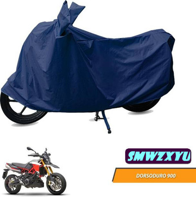 DeepShakshi AUTOMOTIVE Waterproof Two Wheeler Cover for Aprilia(Dorsoduro 900, Blue)