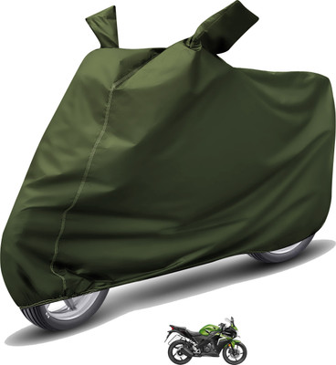 Auto Hub Waterproof Two Wheeler Cover for Honda(CBR 150R, Green)