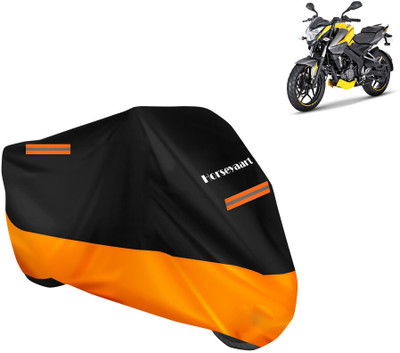Horseyaart Waterproof Two Wheeler Cover for Bajaj(Pulsar NS200, Orange)