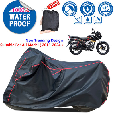 AutoGalaxy Waterproof Two Wheeler Cover for Mahindra(Centuro BS6, Black)