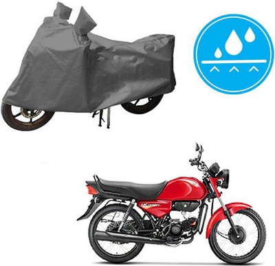 DeepShakshi AUTOMOTIVE Waterproof Two Wheeler Cover for Hero(CD Dawn, Grey)