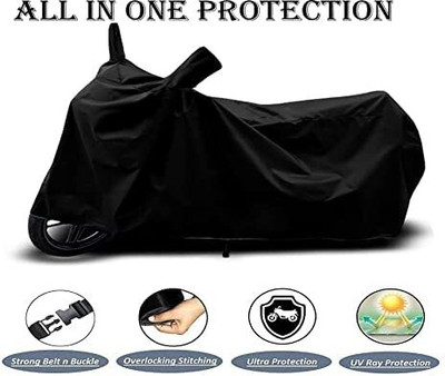 KEDIT Two Wheeler Cover for Yamaha(Alpha, Black)