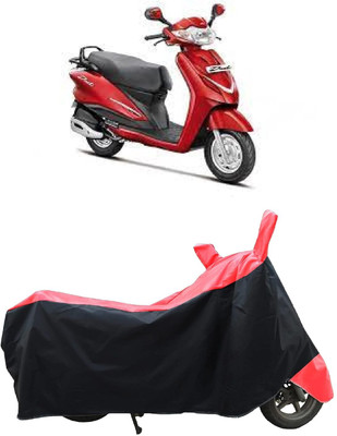 KEDIT Two Wheeler Cover for Hero(Duet, Red, Black)