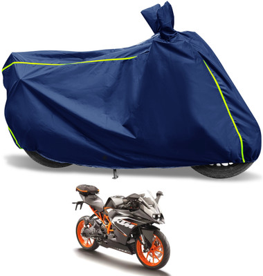 Euro Care Waterproof Two Wheeler Cover for KTM(RC 200, Blue)