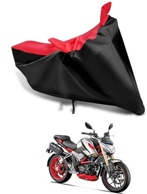 KEDIT Two Wheeler Cover for Hero(XF3R BS6, Red, Black)