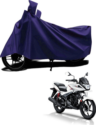 AASHTIK MART Waterproof Two Wheeler Cover for Hero(Ignitor, Blue)