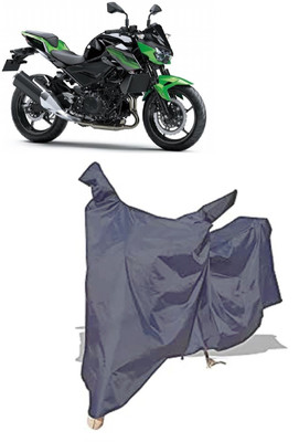 Amexride Two Wheeler Cover for Kawasaki(Z400 BS6, Grey)