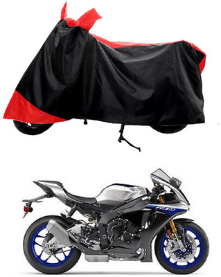 GROFATIK Two Wheeler Cover for Yamaha(YZF R1M BS6, Red)