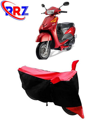 AutoGalaxy Waterproof Two Wheeler Cover for Universal For Bike(Yo EXL, Black, Red)