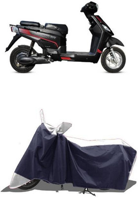 RAAMKM Two Wheeler Cover for Hero, Honda, Bajaj, TVS, Yamaha(Platina 125, White, Black)