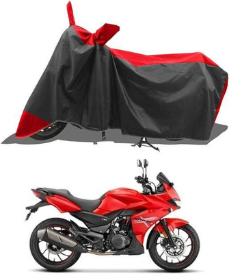 LIFE TO HUB Two Wheeler Cover for Hero, Honda, Bajaj, Ather, TVS, Yamaha(X1, Black, Red)