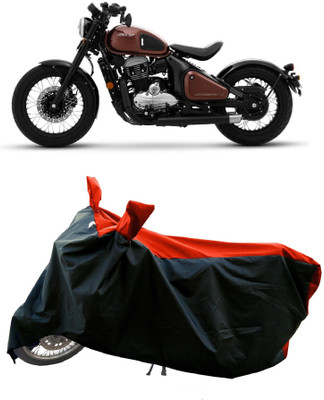 DeepShakshi AUTOMOTIVE Waterproof Two Wheeler Cover for JAWA(Bobber 350, Red)