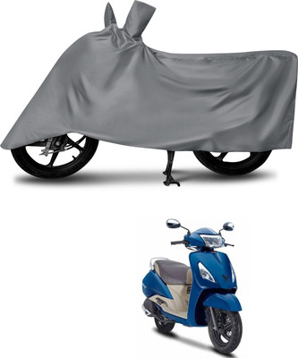 MMSSTAR Waterproof Two Wheeler Cover for TVS(Jupiter Grande, Grey)