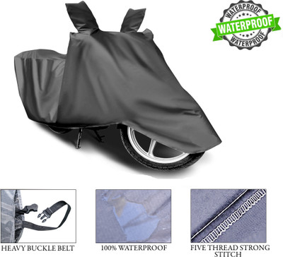 NG Auto Front Waterproof Two Wheeler Cover for Bajaj(Pulsar 250, Grey)