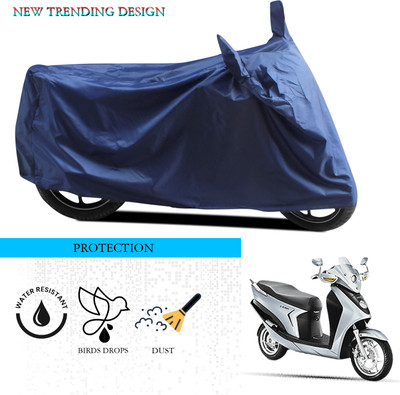 SnehaSales Waterproof Two Wheeler Cover for Hero(Leap Hybrid SES, Blue)