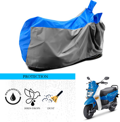 ANTHUB Waterproof Two Wheeler Cover for Honda(Cliq, Grey, Blue)