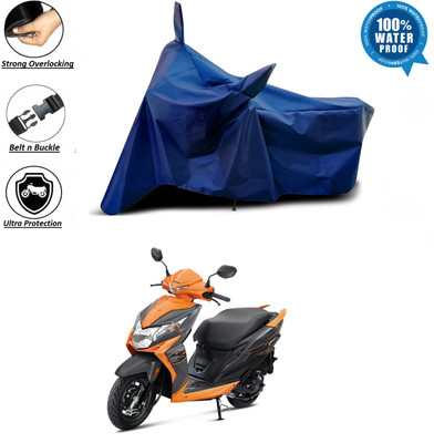 WMIZEXA Waterproof Two Wheeler Cover for Honda(Dio, Blue)