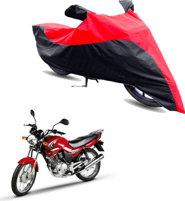 Motodreka Two Wheeler Cover for Yamaha(Libero, Red, Black)