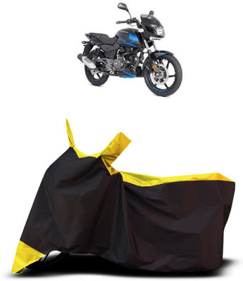 VESMEI Two Wheeler Cover for Bajaj(Pulsar 125, Yellow)