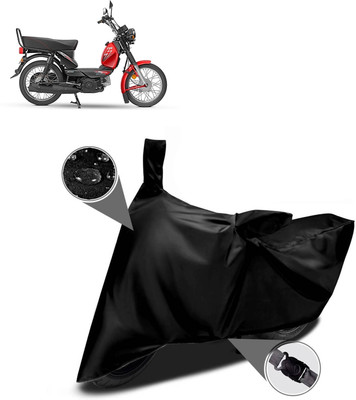DeepShakshi AUTOMOTIVE Two Wheeler Cover for TVS(XL 100 Comfort, Black)