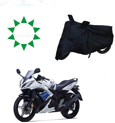 DeepShakshi AUTOMOTIVE Waterproof Two Wheeler Cover for Yamaha(YZF R15 S, Black)