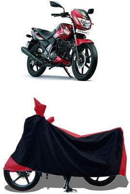 KEDIT Two Wheeler Cover for TVS(Flame SR125, Red)