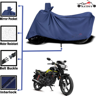 KEDIT Two Wheeler Cover for Honda(SP 125, Blue)