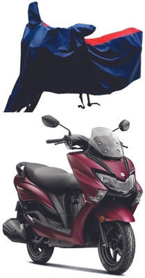 AutoGalaxy Waterproof Two Wheeler Cover for Suzuki(Burgman Street 125, Red, Blue)