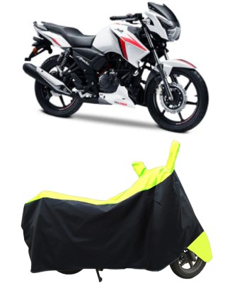 Coxtor Waterproof Two Wheeler Cover for TVS(Apache RTR 160, Yellow)