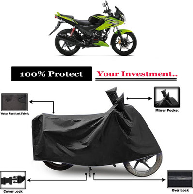 AASHTIK MART Two Wheeler Cover for Honda(CBF Stunner, Black)