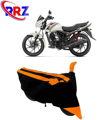 RRZ Waterproof Two Wheeler Cover for Suzuki(Sling Shot Plus, Black, Orange)