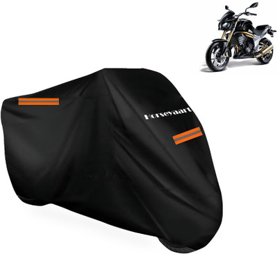 Horseyaart Waterproof Two Wheeler Cover for Mahindra(MOJO XT 300, Black)