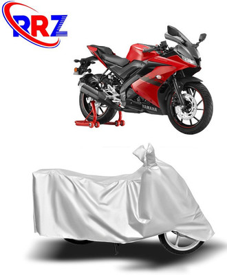 RRZ Waterproof Two Wheeler Cover for Yamaha(YZF R15 V3.0, White)