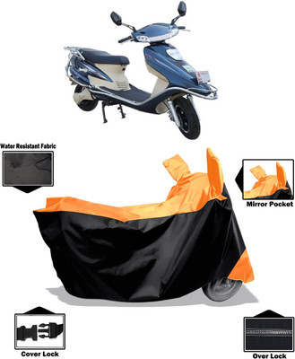 Amexride Two Wheeler Cover for Tunwal(Sport 63 60V, Orange)