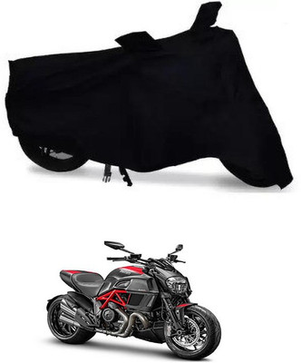 APNEK Waterproof Two Wheeler Cover for Ducati(Diavel, Black)