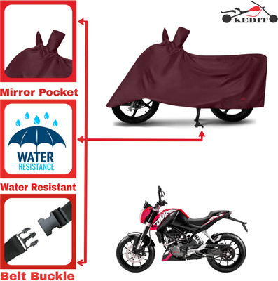 AASHTIK MART Two Wheeler Cover for KTM(250 Duke, Maroon)