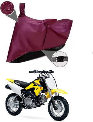 AASHTIK MART Two Wheeler Cover for Suzuki(DR-Z50, Maroon)