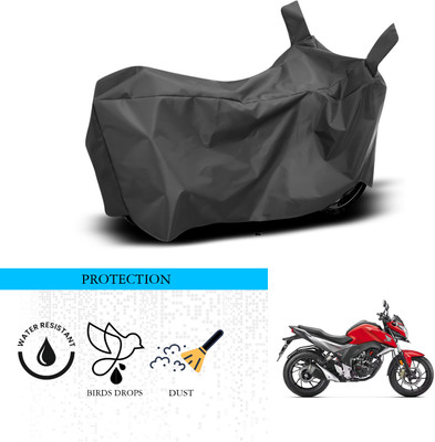ANTHUB Waterproof Two Wheeler Cover for Honda(CB Hornet 160, Black)