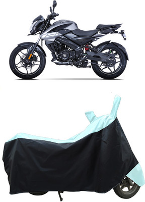 Coxtor Waterproof Two Wheeler Cover for Bajaj(Pulsar 160 NS DTS-i, White)