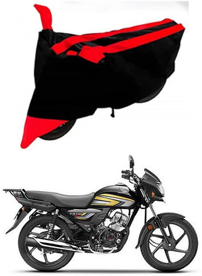 AutoGalaxy Waterproof Two Wheeler Cover for Honda(CD 110 Dream, Red, Black)