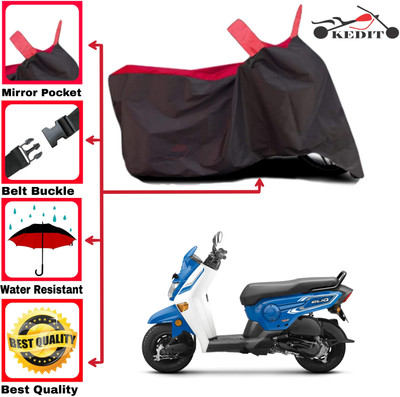 AASHTIK MART Two Wheeler Cover for Honda(Cliq, Red, Black)